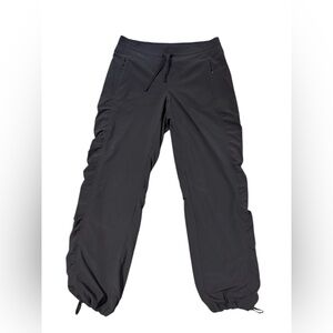 ATHLETA Womens 4 Black Cropped 23" Pull On Stretch Casual Pants
